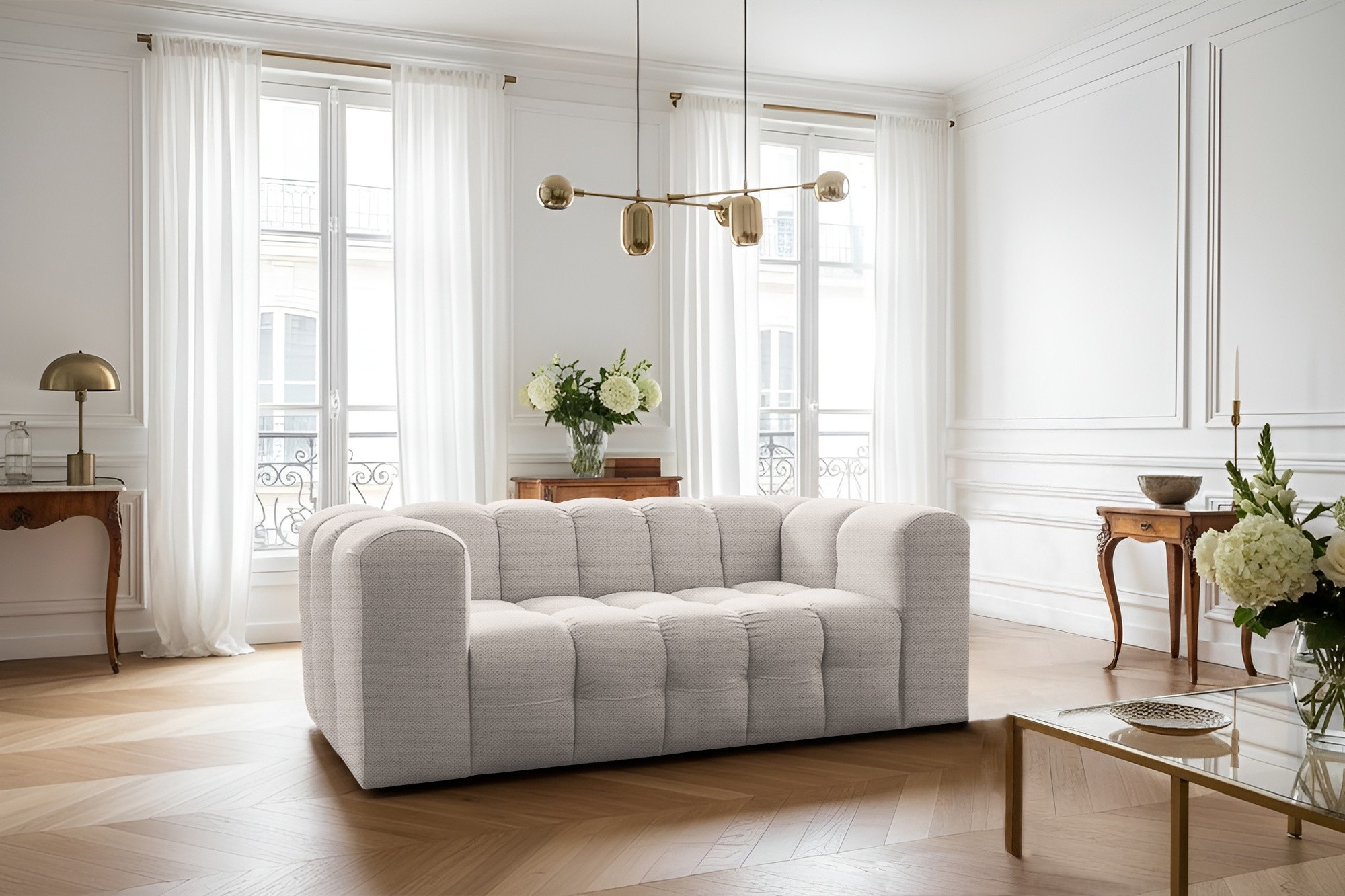 Zitbank Belfast - 2-zits - 3-zits - 4-zits - Ruime keuze in stoffen en kleuren