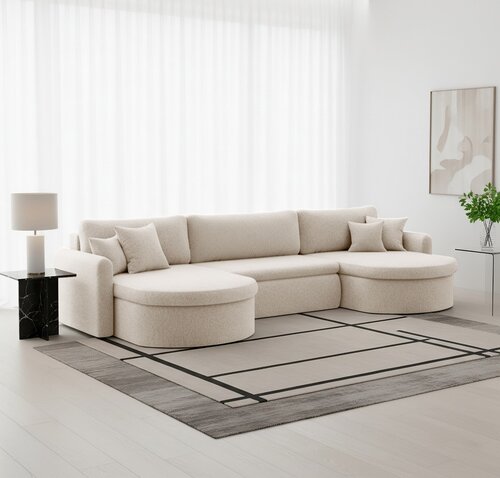 Slaapbank Venetië met Opbergruimte | U-bank