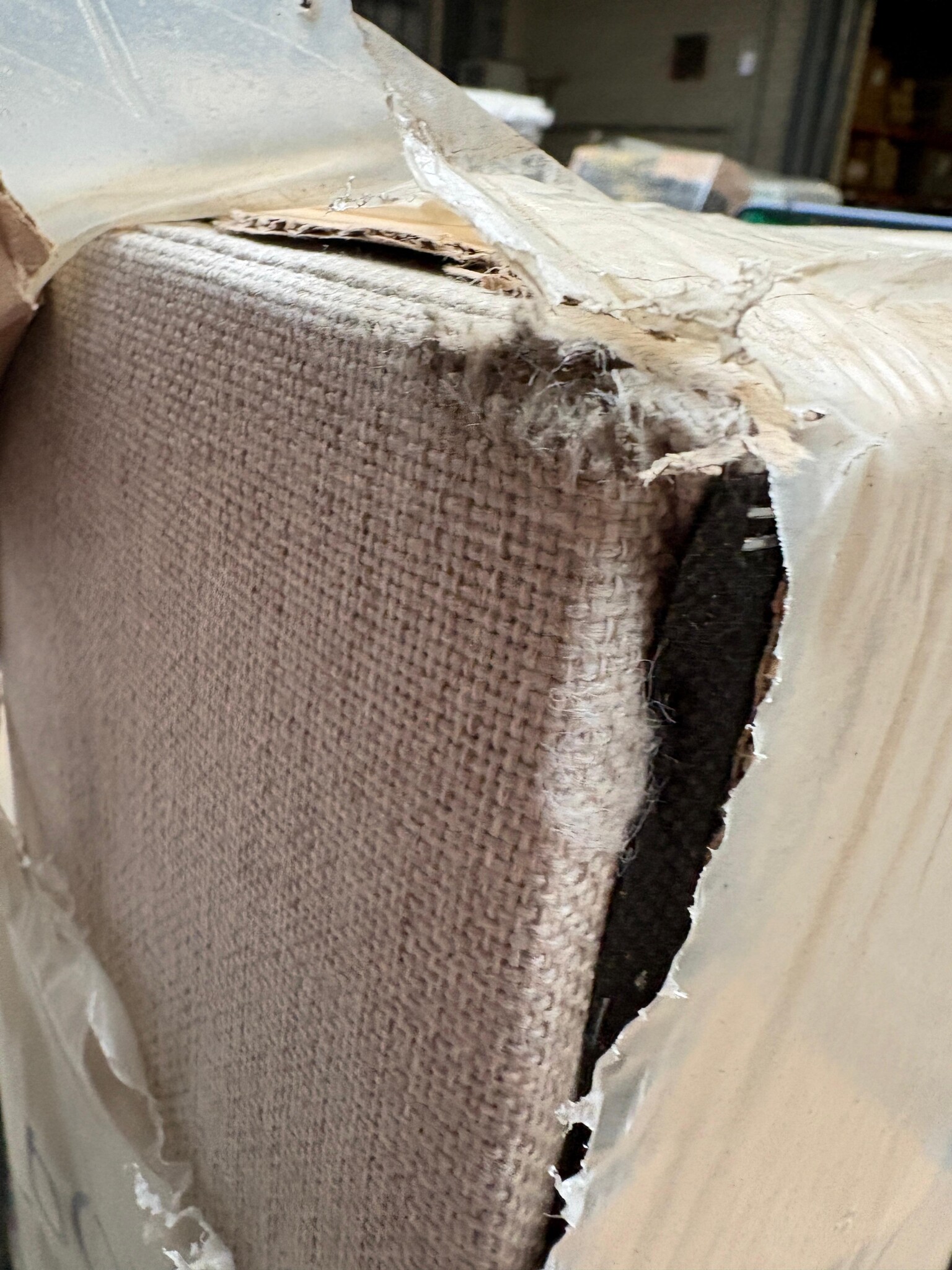 2dekans Vaste Boxspring Box Zonder Matras 90 x 200 Beige - (Stofschade hoek)