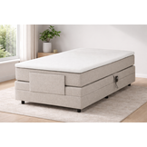 2dekans Elektrische Box King 80 x 200 Beige -  (Stofschade + Niet in originele verpakking)