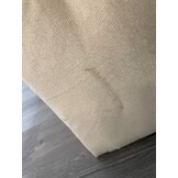 2dekans Opberg Boxspring Fluweel Fondi - incl voetbord |160 x 200 Ecru |  Diverse Schade  - Niet in originele verpakking - kans op meer schade