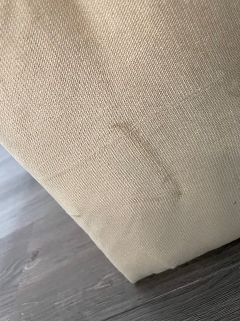 2dekans Opberg Boxspring Fluweel Fondi - incl voetbord |160 x 200 Ecru |  Diverse Schade  - Niet in originele verpakking - kans op meer schade