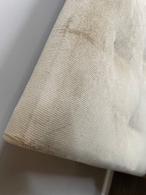 2dekans Opberg Boxspring Fluweel Fondi - incl voetbord |160 x 200 Ecru |  Diverse Schade  - Niet in originele verpakking - kans op meer schade