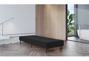 2dekans Harde Box Zonder Matras 90 x 200 Zwart - (stofschade achterkant box)