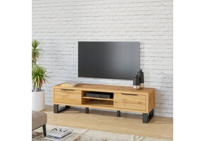 TV-meubel Halmstad - 2-kleps - Wotan Eiken