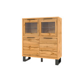 Vitrinekast Halmstad - 4-deurs - Wotan Eiken