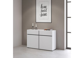 Dressoir Crotone - 2-deurs incl. 2 lades - Wit