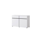Dressoir Crotone - 2-deurs incl. 2 lades - Wit