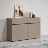 Dressoir Crotone - 2-deurs incl. 2 lades - Taupe