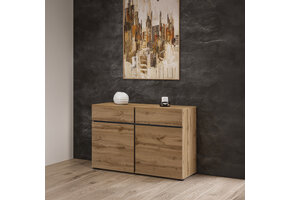 Dressoir Crotone - 2-deurs incl. 2 lades - Wotan Eiken