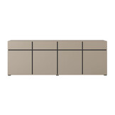 Dressoir Crotone - 4-deurs incl. 4 lades - Taupe