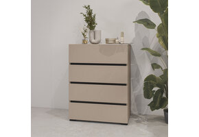 Ladekast Crotone - 4 lades - Taupe