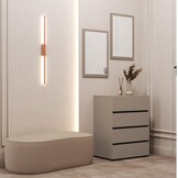 Ladekast Crotone - 4 lades - Taupe