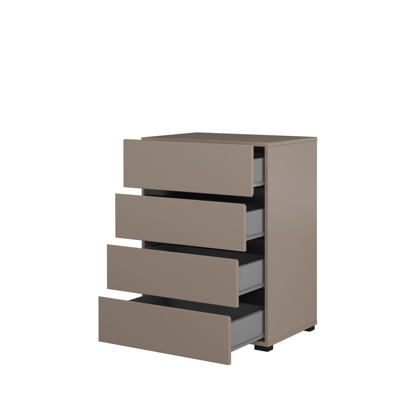 Ladekast Crotone - 4 lades - Taupe