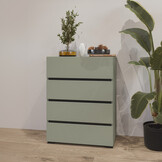 Ladekast Crotone - 4 lades - Groen