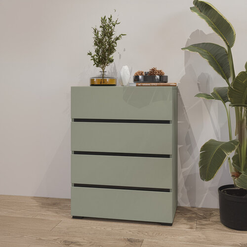 Ladekast Crotone - 4 lades - Groen