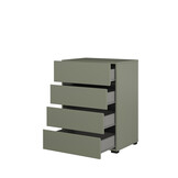 Ladekast Crotone - 4 lades - Groen