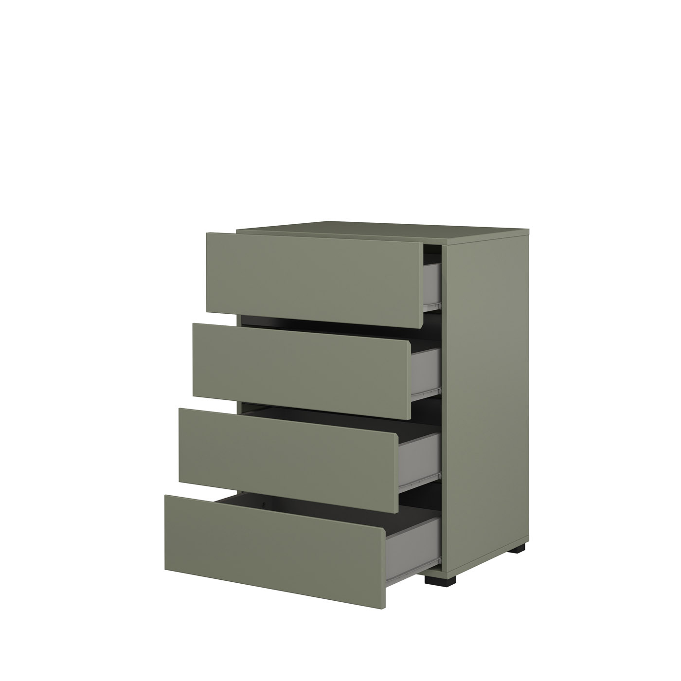 Ladekast Crotone - 4 lades - Groen