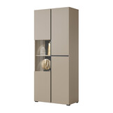Vitrinekast Crotone - 2-deurs  - Taupe