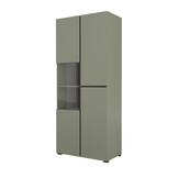 Vitrinekast Crotone - 2-deurs  - Groen