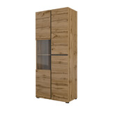 Vitrinekast Crotone - 2-deurs  - Wotan Eiken