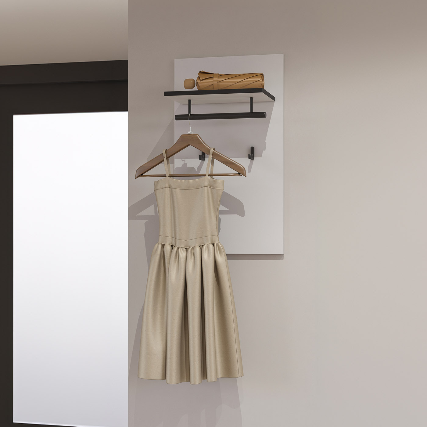 Kapstok Crotone - Wit