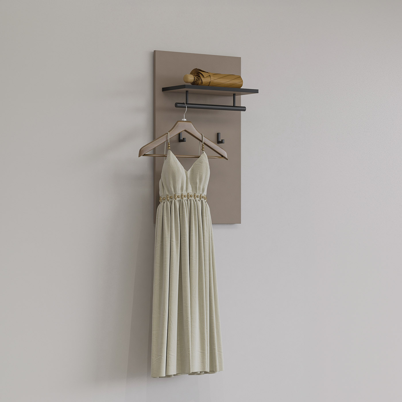 Kapstok Crotone - Taupe