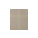 Opbergkast Crotone - 4-deurs - Taupe