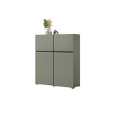 Opbergkast Crotone - 4-deurs - Groen
