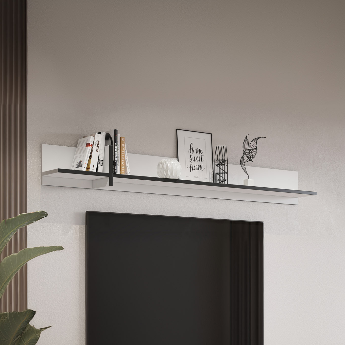 Wandplank Crotone - Wit