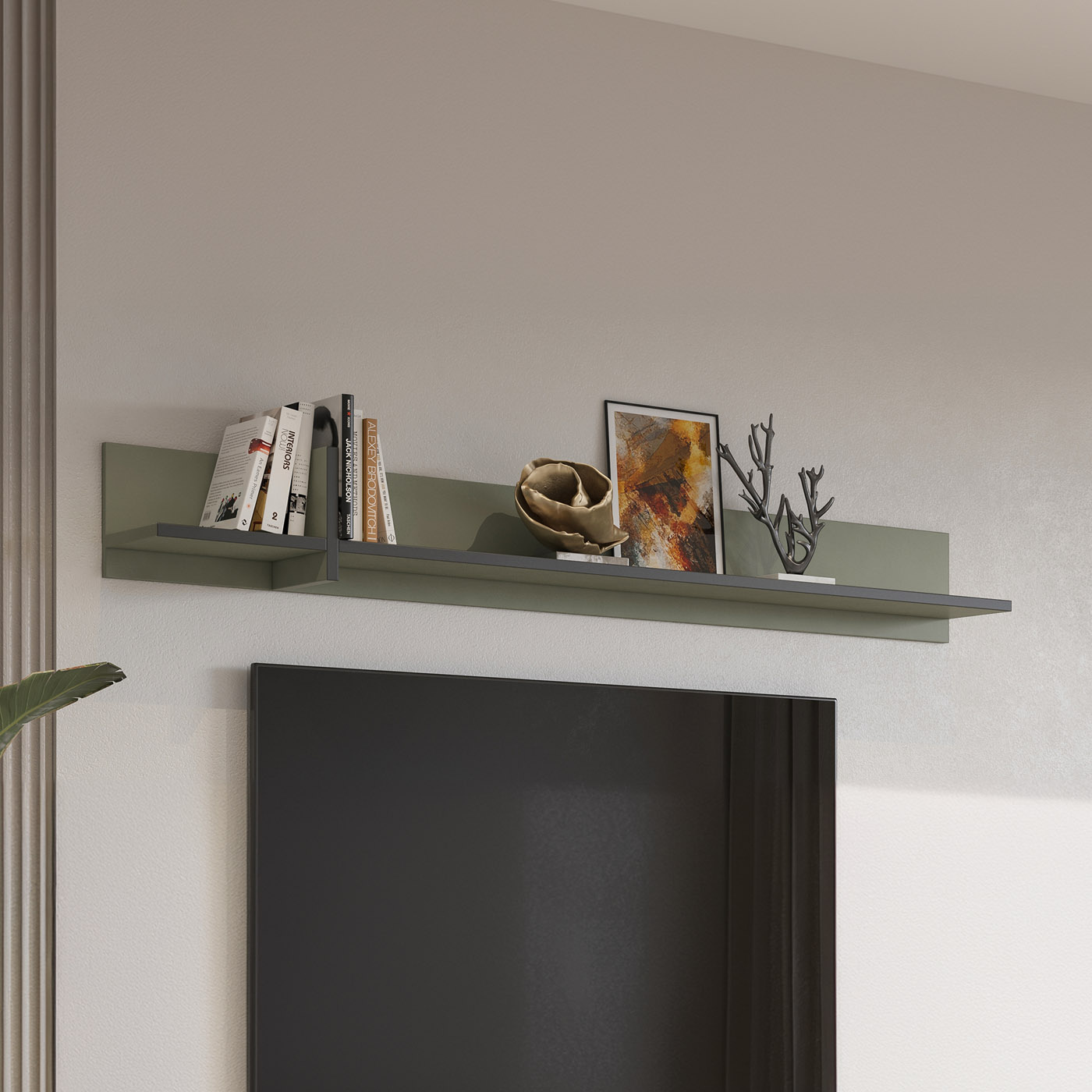 Wandplank Crotone - Groen