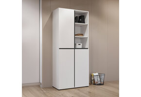 Opbergkast Crotone - 3-deurs - Wit