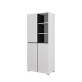 Opbergkast Crotone - 3-deurs - Wit