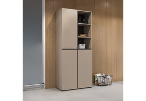 Opbergkast Crotone - 3-deurs - Taupe