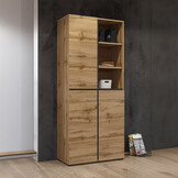 Opbergkast Crotone - 3-deurs - Wotan Eiken