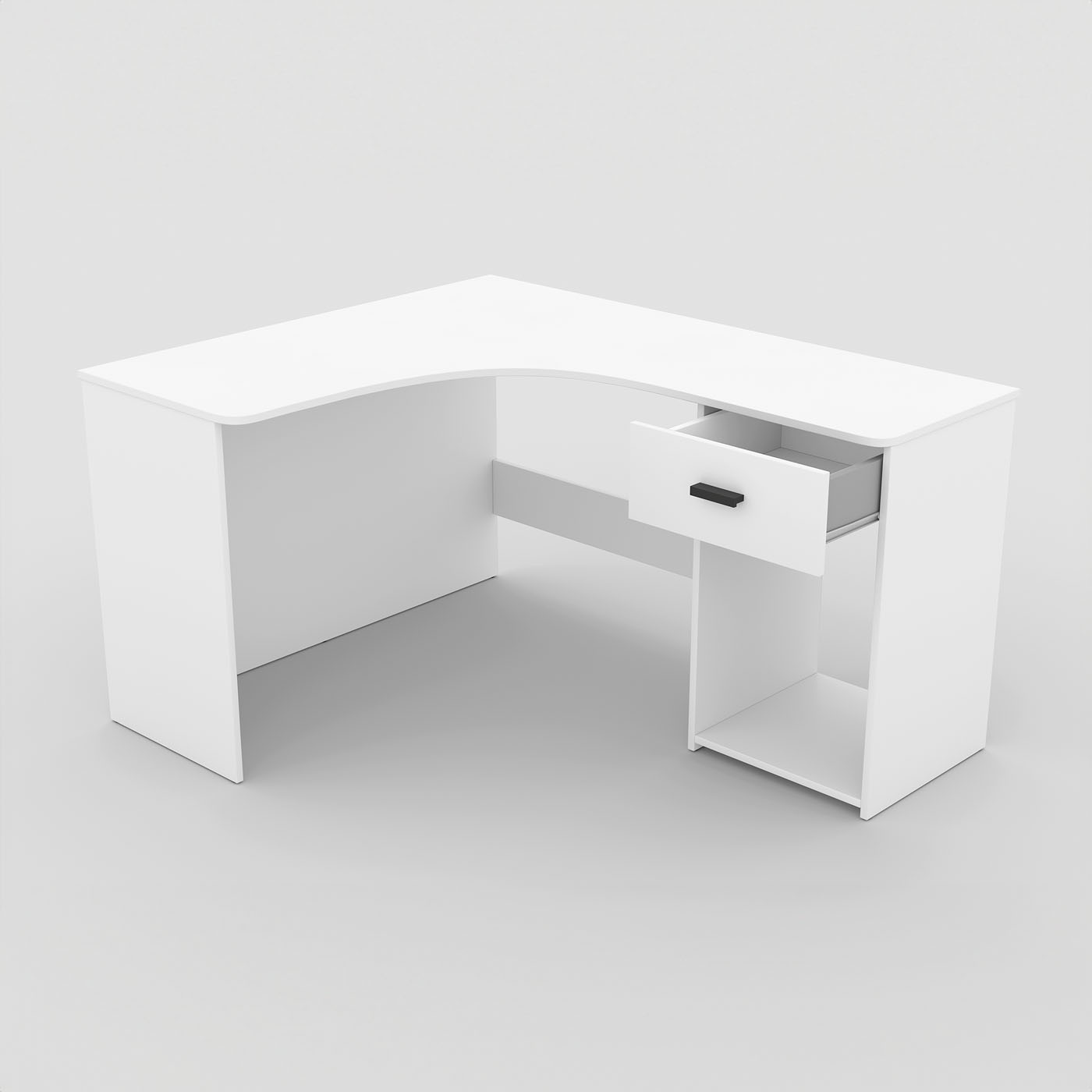 Hoekbureau Corsa - Wit