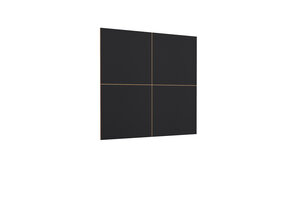 Wandpaneel Celano - Vierkant - Wotan Eiken / Zwart