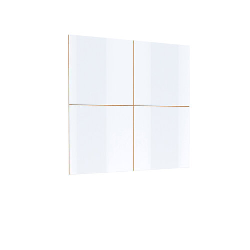 Wandpaneel Celano - Vierkant - Wotan Eiken / Wit