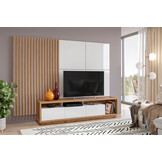 Wandpaneel Celano - Verticaal - Wotan Eiken / Wit