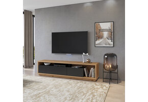 TV-meubel Celano - Wotan Eiken / Zwart