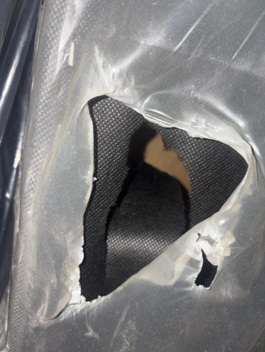 2dekans Harde Box Zonder Matras 70 x 200 Antraciet - (scheur in achterdoek)