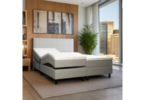 OP=OP Elektrische Boxspring Basic | 160 x 200 Grijs