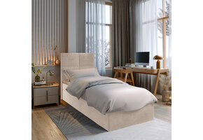 OP=OP Opberg Boxspring Levi 80 x 200 Beige