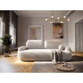 OP=OP Slaapbank met Opbergruimte Morris Teddy stof Licht Beige | Zitbank