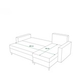 OP=OP Slaapbank met opbergruimte Mick Grijs | Hoekbank