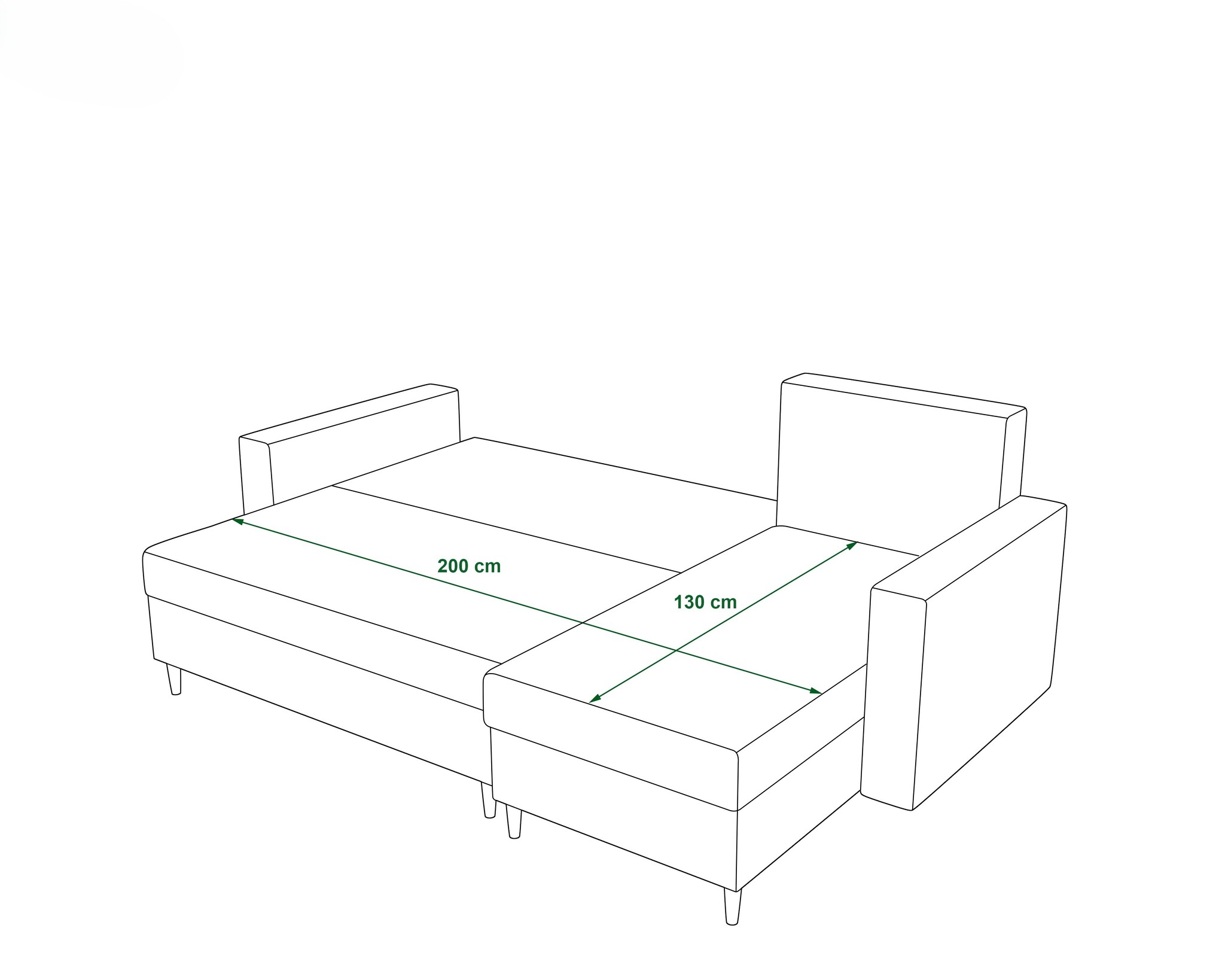 OP=OP Slaapbank met opbergruimte Mick Grijs | Hoekbank
