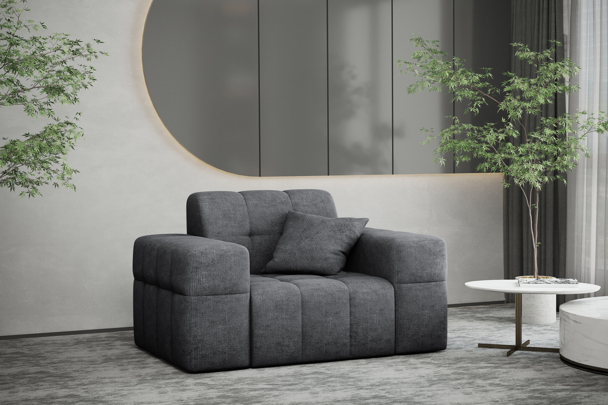 Fauteuil Basel - Ruime keuze in stoffen en kleuren