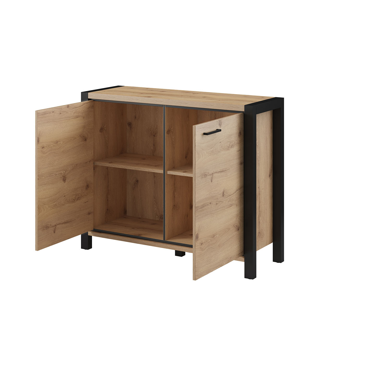 Dressoir Akven - 2-deurs - Wotan Eiken
