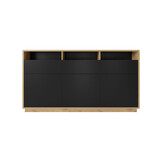 Dressoir Asmund - 3-deurs incl. 3 lades - Wotan Eiken