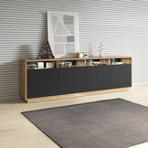 Dressoir Asmund - 4-deurs - Wotan Eiken